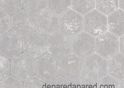 2927-00401 tapiz en Hermosillo polished de pared a pared gris beige con plata