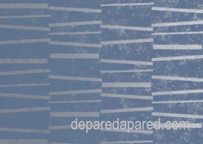 2927-10604 tapiz en Hermosillo polished de pared a pared azul con plata