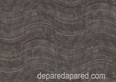 2927-10803 tapiz en Hermosillo polished de pared a pared negro con dorado