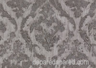 2927-20108 tapiz en Hermosillo polished de pared a pared vintage gris y plateado