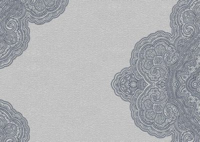 Modish Papel tapiz en Hermosillo damasco gris negro