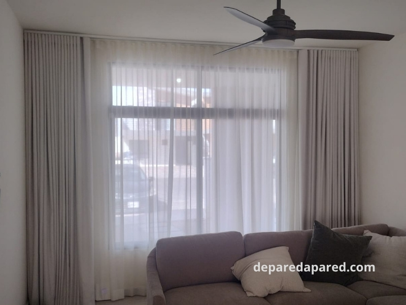 cortinas en hermosillo ondulada a techo con proteccion al calor en sala